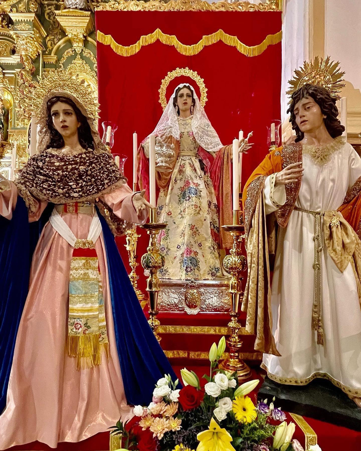 Santa Marta, San Lázaro y María